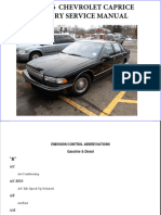 Chevrolet Caprice 1991 1996 Factory Service Manual