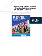 Full Download Human Relations The Art and Science of Building Effective Relationships 2nd Edition McCann Test Bank All Chapter 2024 PDF