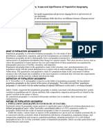 Population Geography Notes