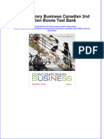 Full Download Contemporary Business Canadian 2nd Edition Boone Test Bank All Chapter 2024 PDF