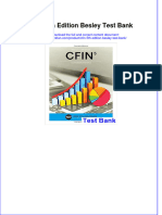 Full Download CFIN 5th Edition Besley Test Bank All Chapter 2024 PDF