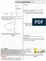 Cours de Probabilité