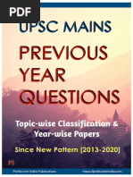 UPSC MAINS PYQ Book Sample