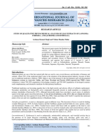 Study of Qualitative Phytochemical Analysis of Leaf Extracts of Lawsonia Inermis L. and Jatropha Gossypifolia L