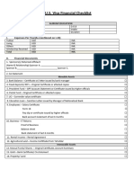 1.3 U.S. Financial Checklist