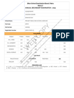 Sanjana - Secondary Annual Result 2024svsh