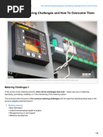 Guidelines To Metering Challenges and How To Overcome Them