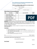 Proforma For Attending Course at Smme Ug For Students of Other Schools