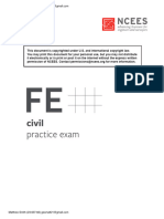 FE Civil Practice Exam-2363766