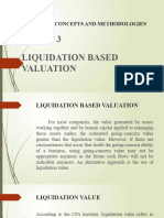 Chapter 3 - Liquidation Based Valuation