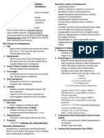 Disorders of Bone and Mineral Metabolism - Focus On Osteoporosis