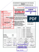 Perforacion Con Maquina Manual