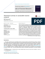 Theoretical Activity in Sustainable Tourism