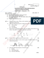 Be Electronics and Telecommunication Engineering Semester 4 2022 May Signals Systems Ss Pattern 2019