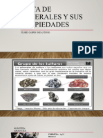 Lista de Minerales y Sus Propiedades