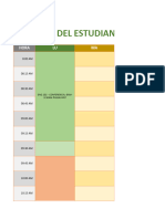 Weekly Student Schedule Template V1 - ES