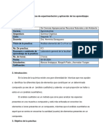 Análisis Elemental Del C e H en Compuestos Orgánicos