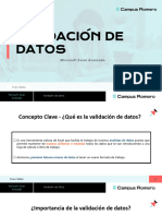 2.1 Validación de Datos PDF