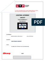 Tarea Académica 3 - Control Interno