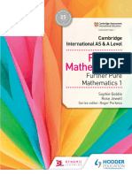 FP1 Cambridge International As & A Level Further Mathematics Further Pure Mathe