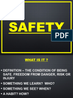 Safety Behavior Awareness