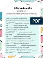 Colorful Pattern Elementary English Grammar Simple Tense Worksheet - 20240713 - 035717 - 0000