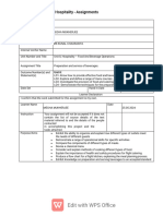 Hospitality-2 Assignments Written