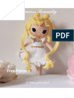 Princess Serenity Amigurumi Crochet Pattern