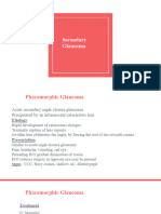 Secondary Glaucoma 