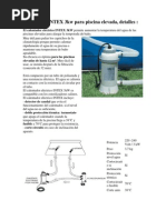 Or INTEX 3kw para Piscina Elevada