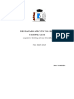 Assignment of Identifying and Using Network Hand Tool