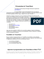 Présentation de Visual Basic