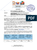 Nationwide Implementation of The Barangay Road Clearing Operations, Assessment, Validation, and Recognition Under The Bagong Pilipinas Program