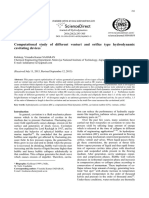 Computational Study of Different Venturi and Orifice Type Hydrodynamic Cavitating Devices