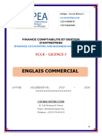 Cours Anglais Fcge l3 Iipea 2024