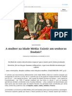 A Mulher Na Idade Média Existiram Senhoras Feudais 121036