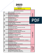 Peregrinação Itinerário 2023 Sul