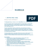 Barrick Bulyanhulu Vacancies