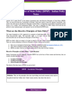 Directive Principles of State Policy DPSP Indian Polity Notes