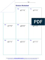 05-3 Dby 1 Digit Division