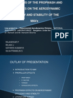 CFD Analysis of The Propwash and Its Effects