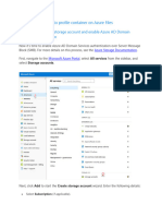 Create An Azure Files Storage Account and Enabling Azure AD Domain Services Authentication