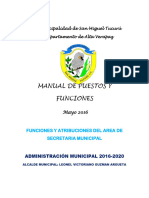 01B072017 Funciones y Atribuciones de Secretaria Municipal