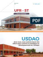 BROCHURE USDAO 2022-2023 - UFR ST Architecture - Licence & Master