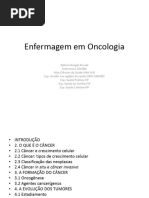 Enfermagem em Oncologia.