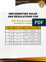 (NFJPIA R4) IRR 25th General Assembly - Academics League