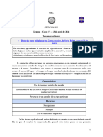 CIEEM Lengua Clase N° 2 Del 13 de Abril de 2024 Tarea para El Hogar