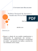 Aula 12 - Política Nacional de Atenção À Saúde Dos Povos Indígenas