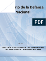 Directorio Telefonico Dependencias Militares