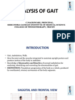 Analysis of Gait